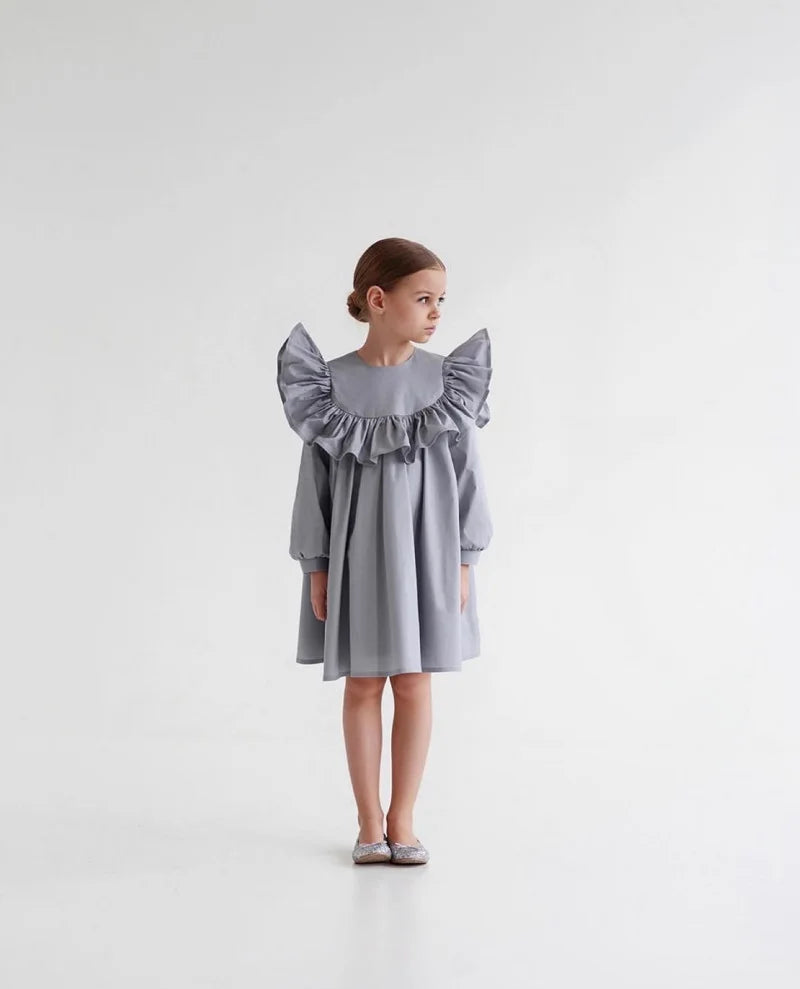 Robe fille en coton