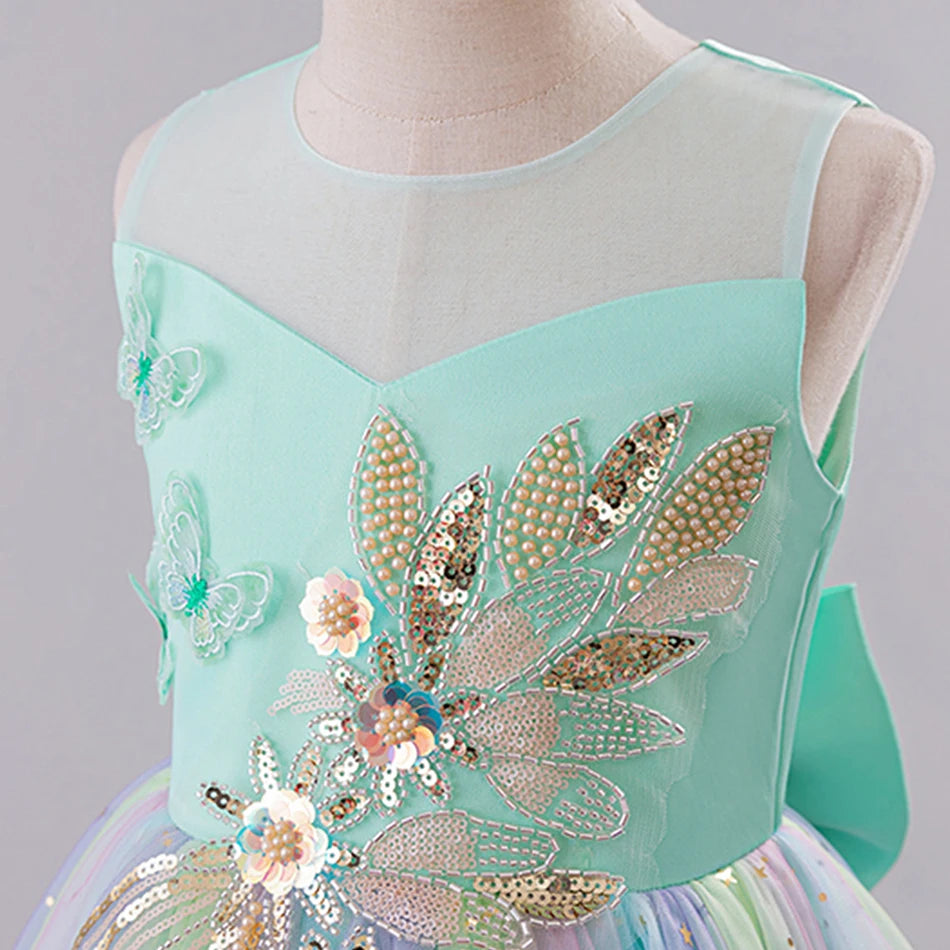 Robe anniversaire coloré - Lilia