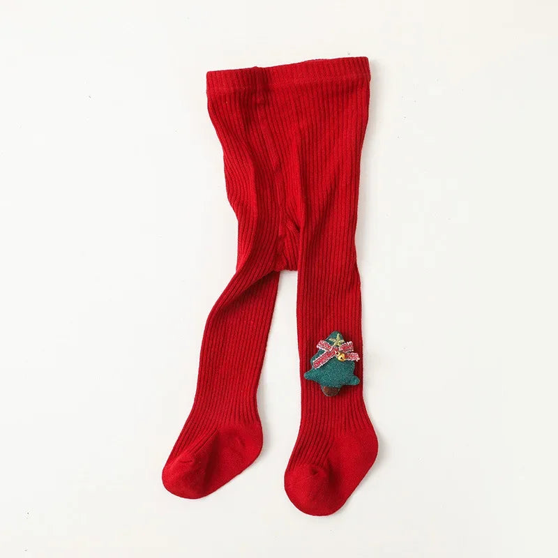 Collant de Noël fille sapin de Noel