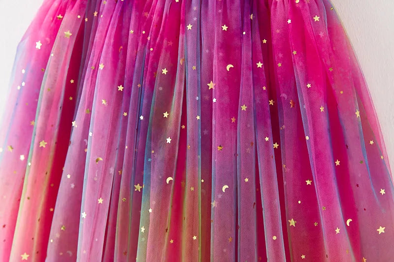 Robe enfant fille galaxie