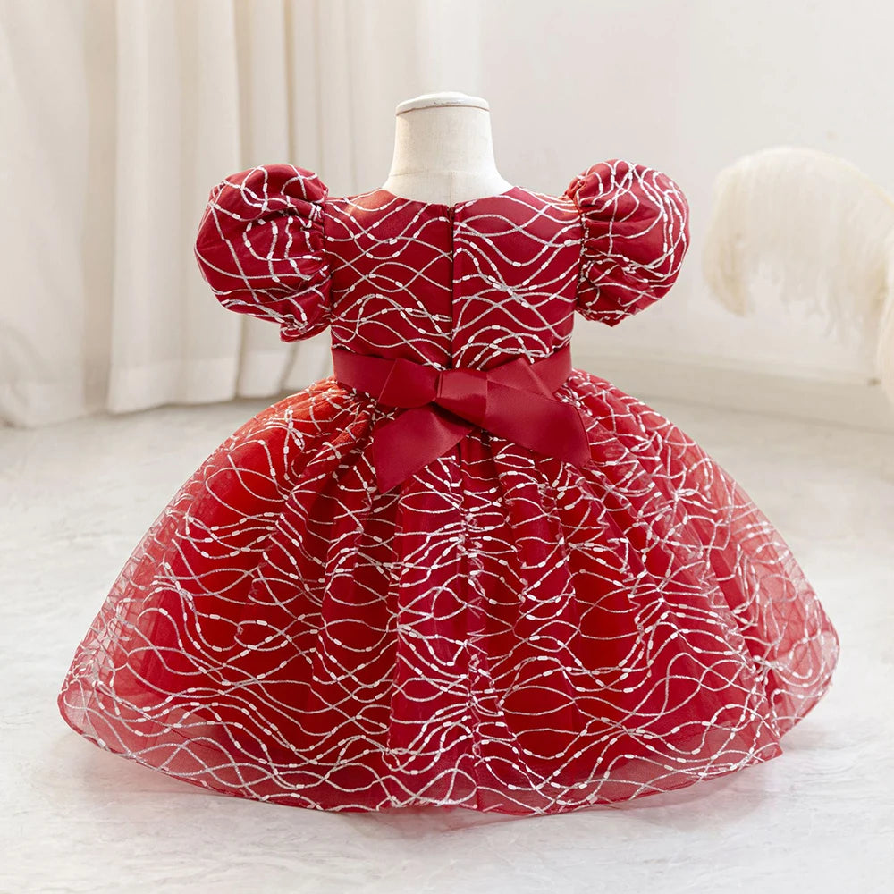 Robe enfant fille de Noël spider