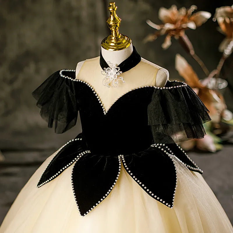 Robe de noel luxe fillette