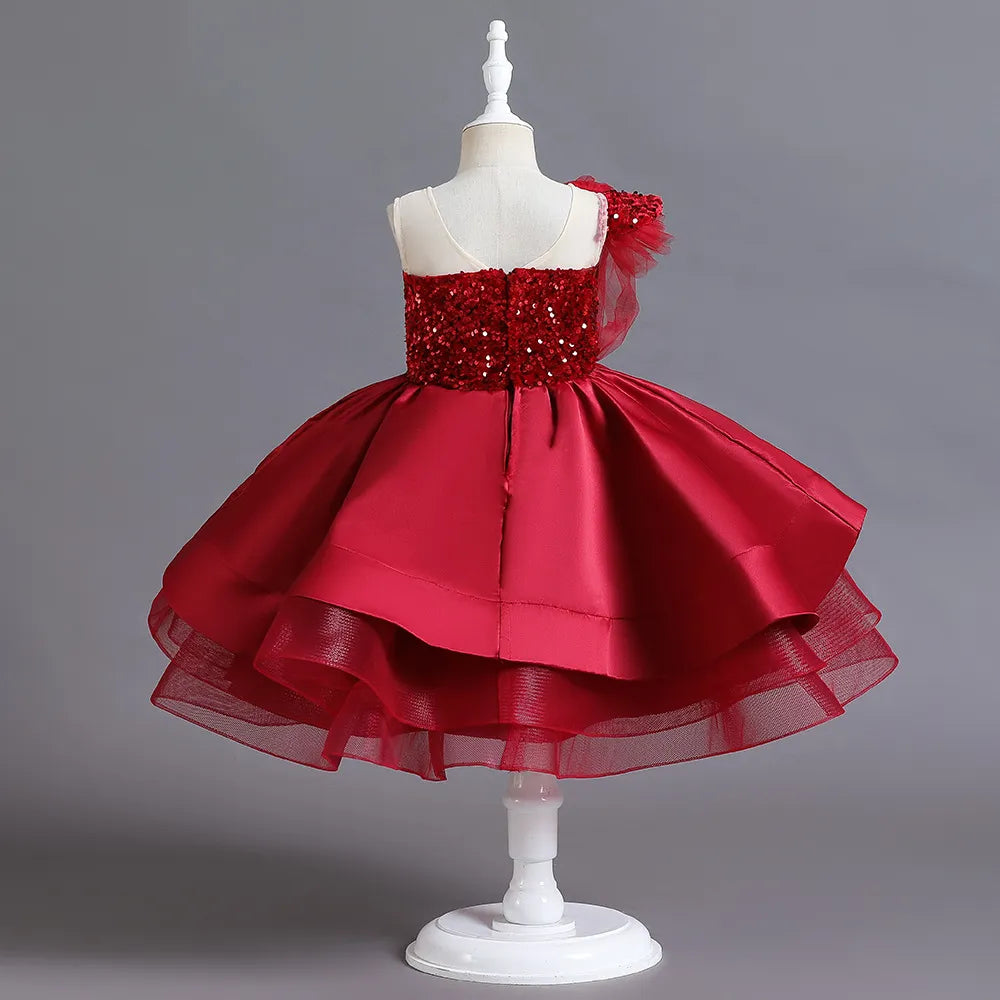 Robe cérémonie paillette et luxe