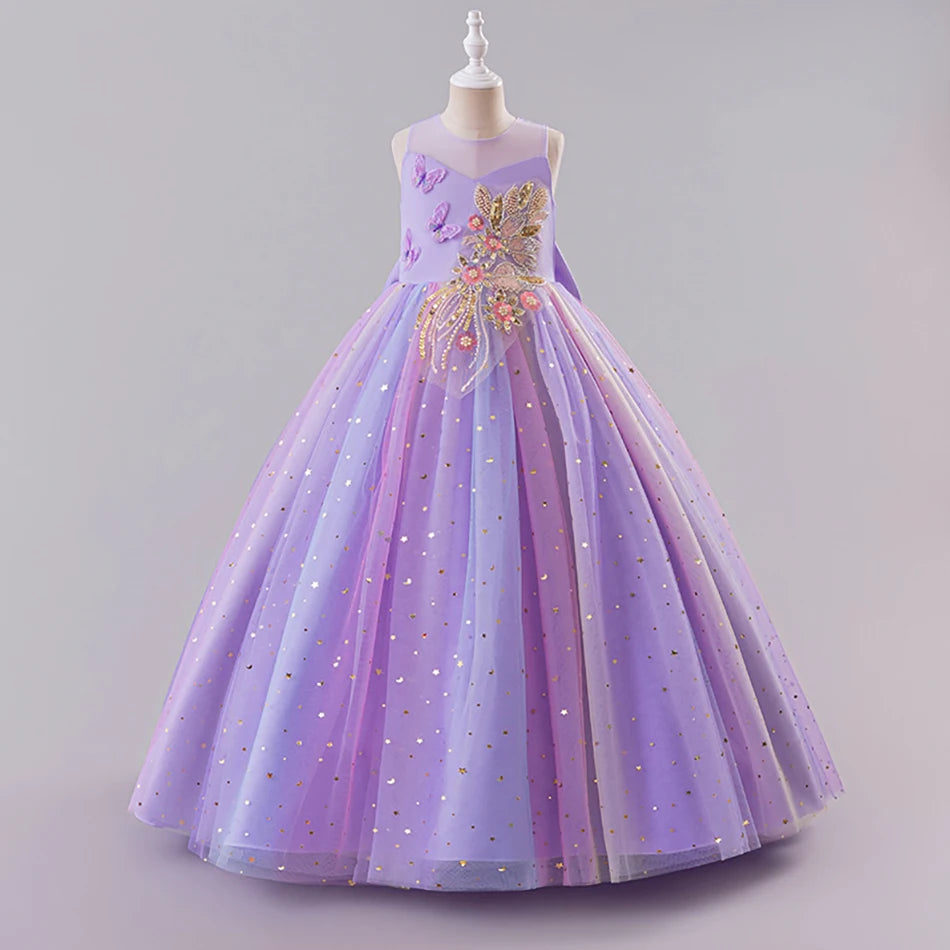Robe anniversaire coloré - Lilia