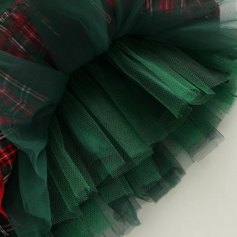Robe Écossaise de noël bébé Margaux