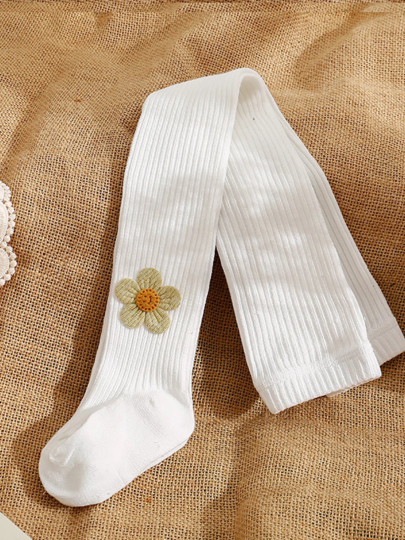 Collants fleuris chaud