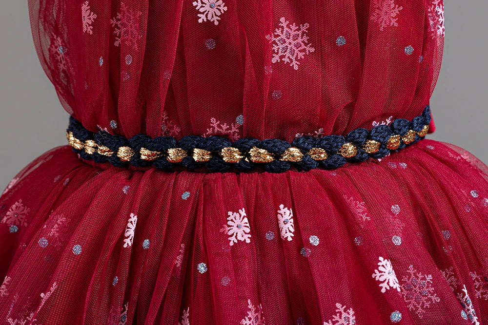 Robe enfant petit flocon de noël