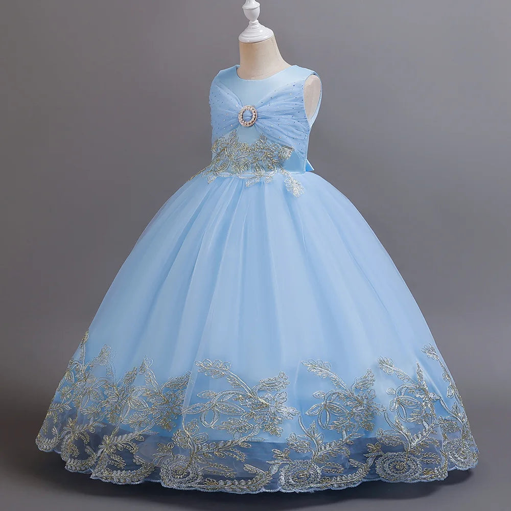 Robe de bal enfant fille Orientale longue
