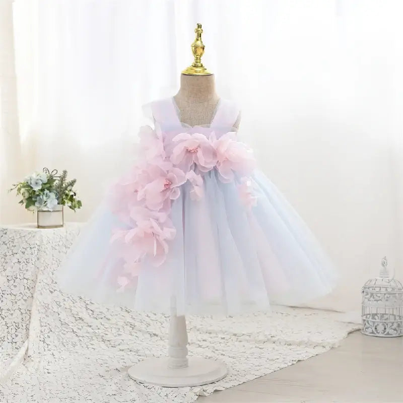 Robe cérémonie fille couleur du ciel