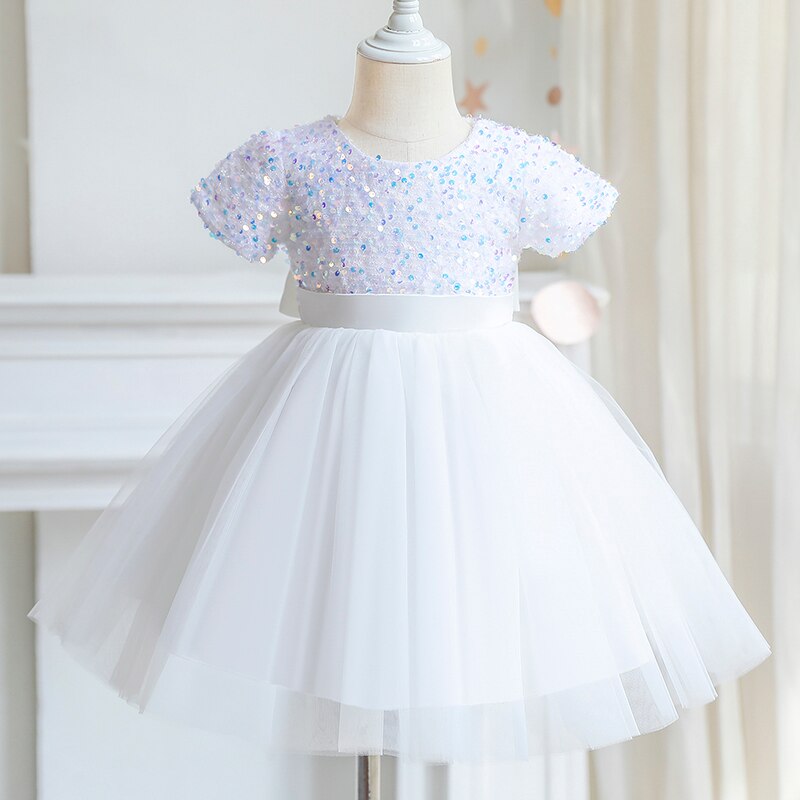 Robe cérémonie fille bustier pailleté