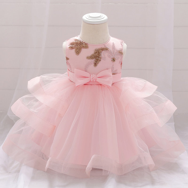 Robe cérémonie bébé fille tulipe