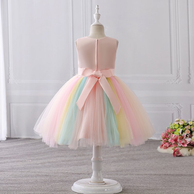 Robe licorne - Arc-en-ciel Pastel