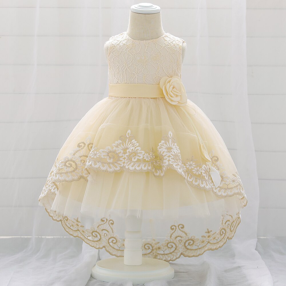robe de bebe ceremonie couleur champagne
