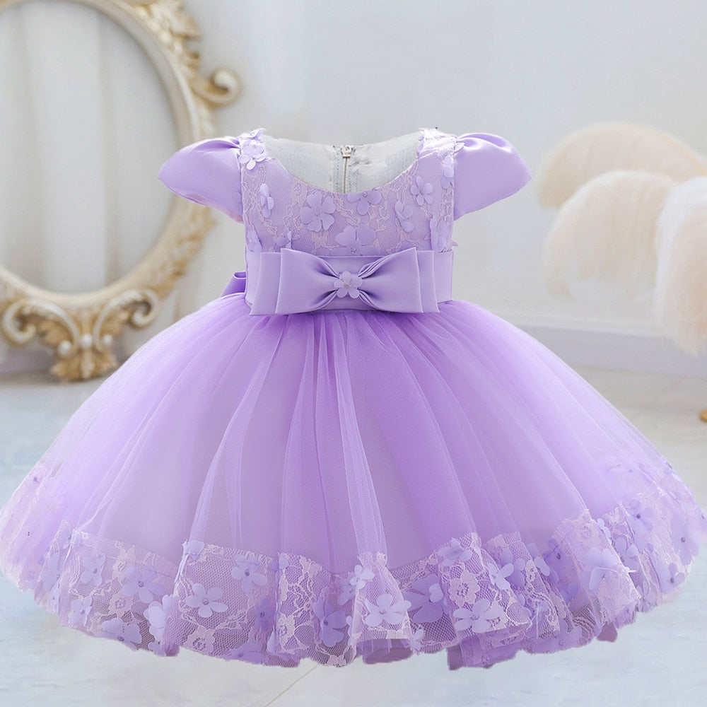 Robe anniversaire bébé fille