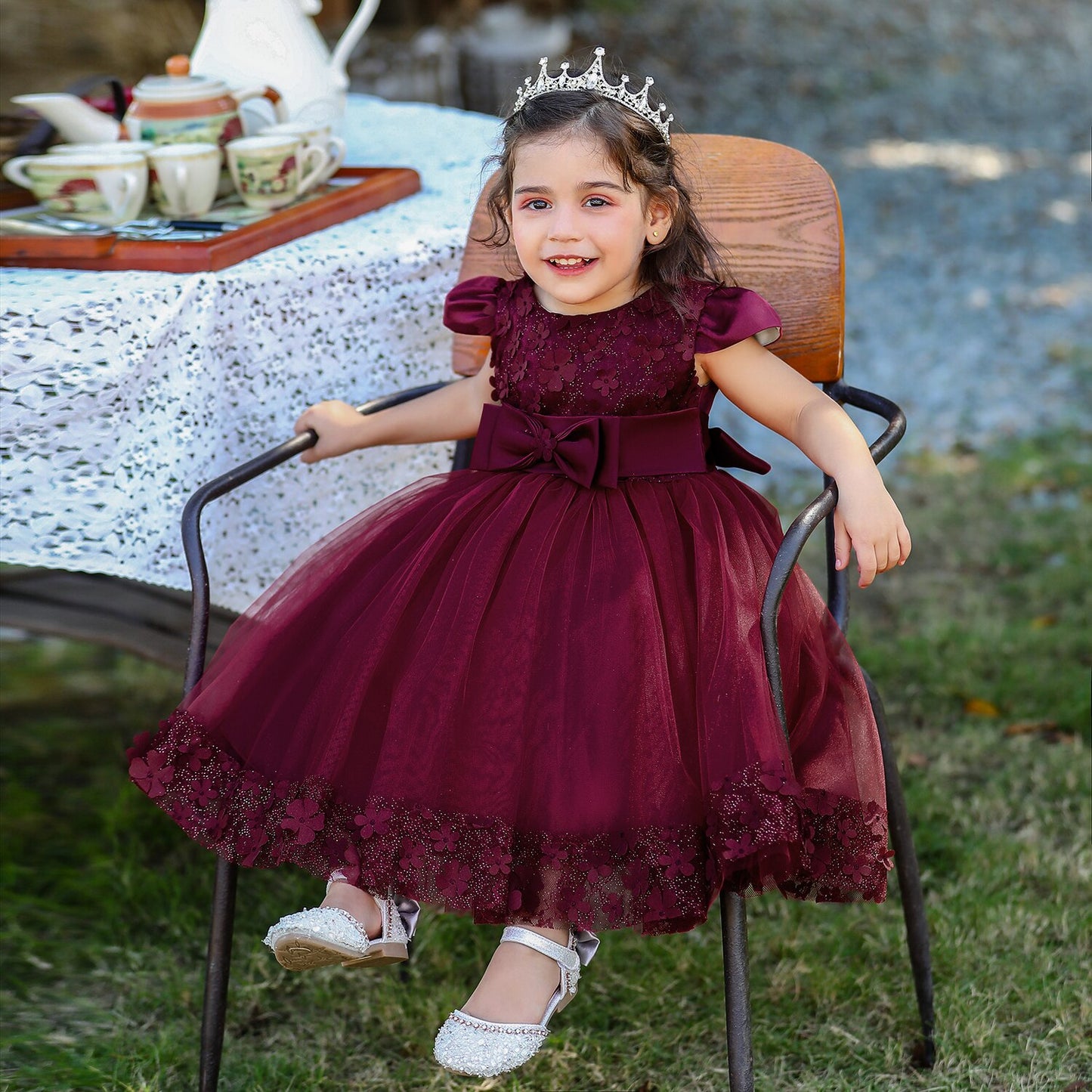 Robe anniversaire bébé fille