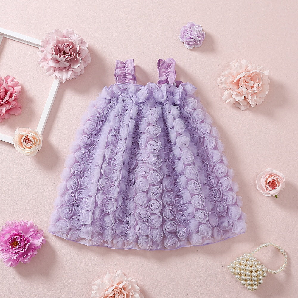 Robe cérémonie d'été fleurie