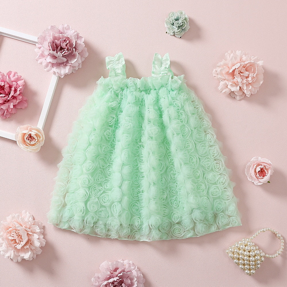 Robe cérémonie d'été fleurie
