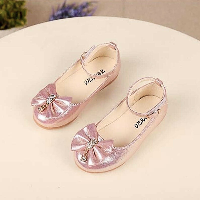 Ballerine bébé fille brillant rose