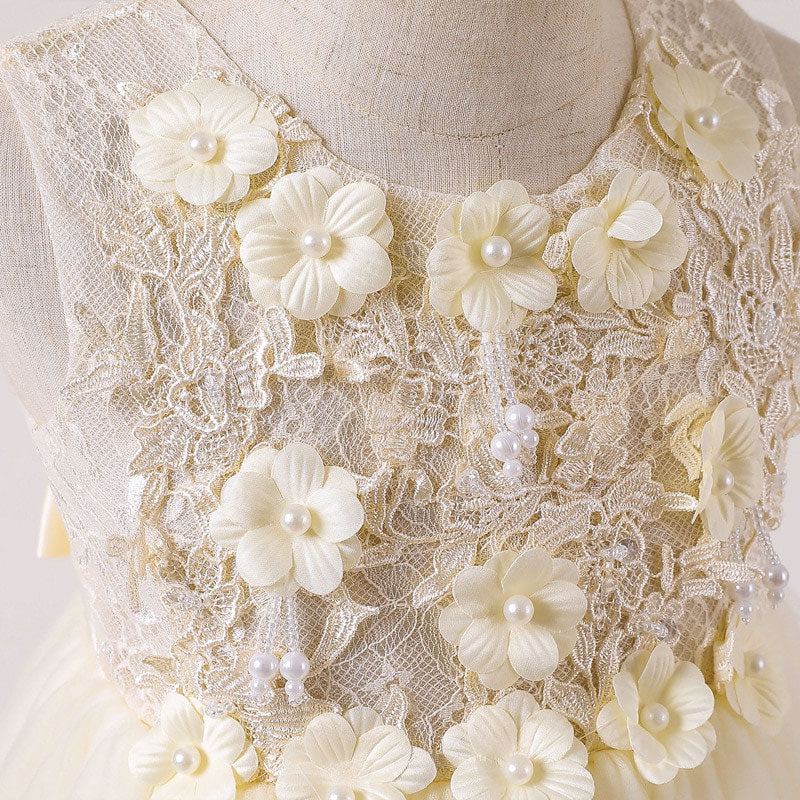 bustier à fleurs robe princesse
