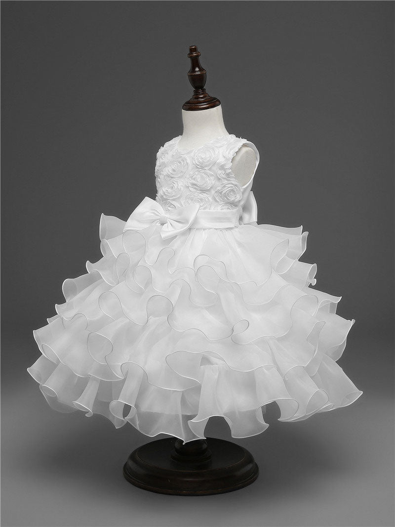robe de princesse fille blanc - immortal