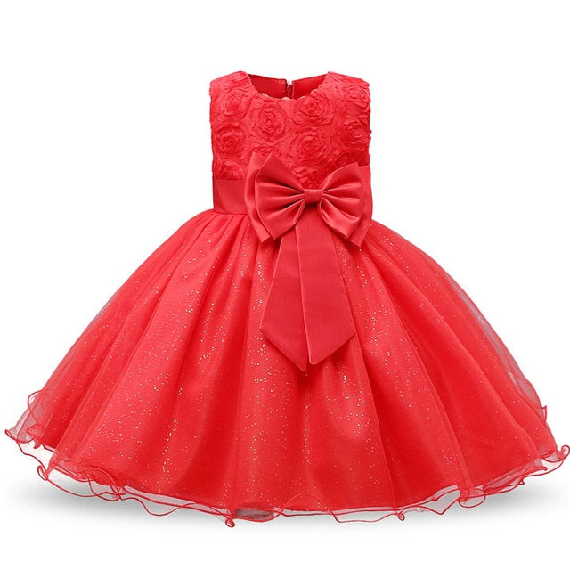 robe fille bébé rouge 18mois