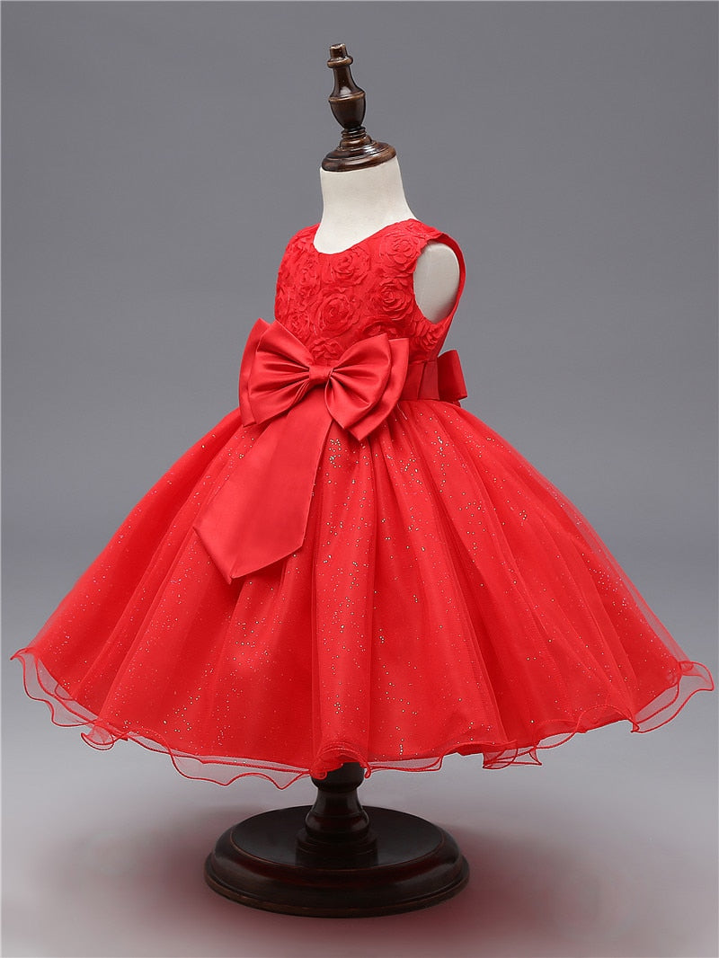 robe bebe princesse rouge