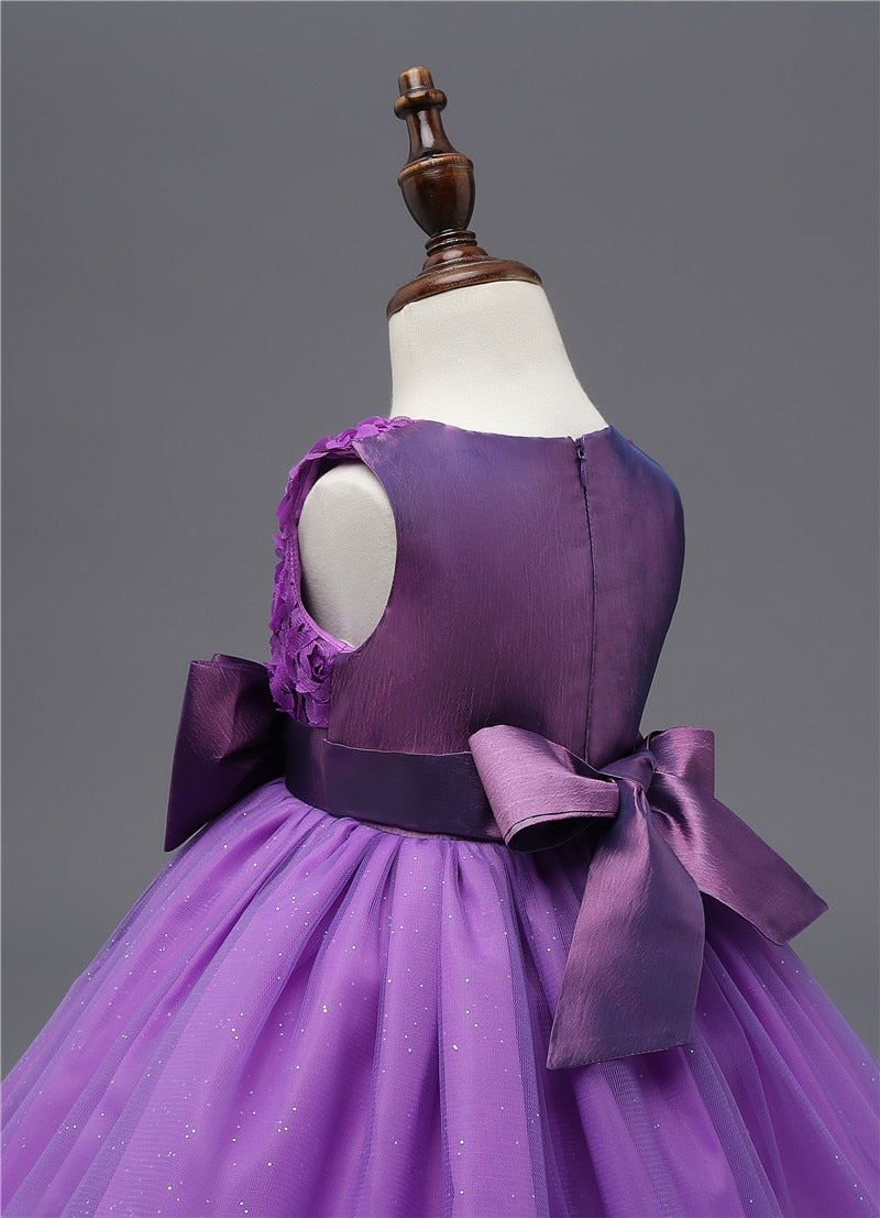 Première robe princesse - Carline violette