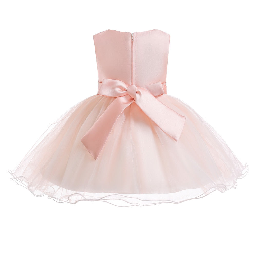 robe cérémonie fille rose