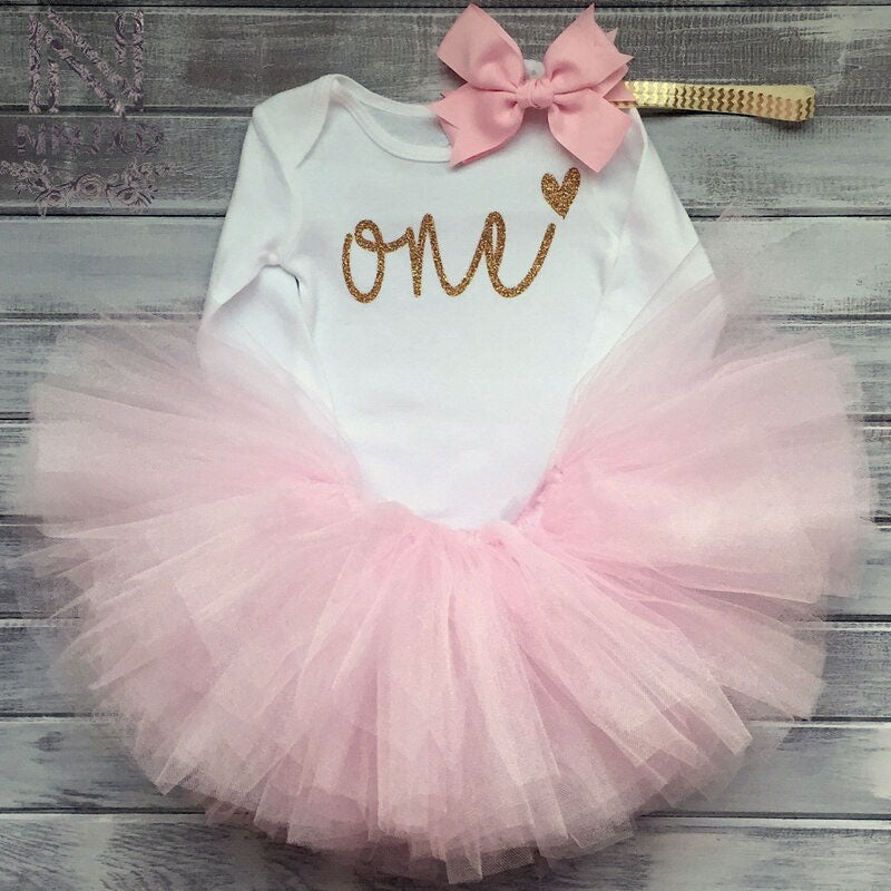 robe 1er anniversaire bébé fille