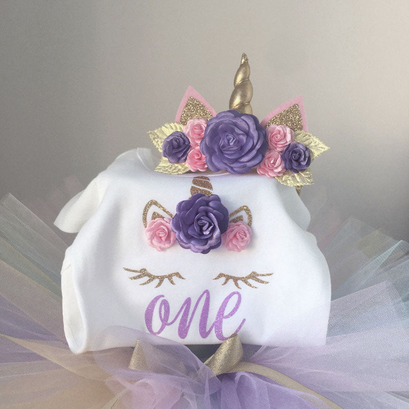 robe licorne anniversaire 1 an