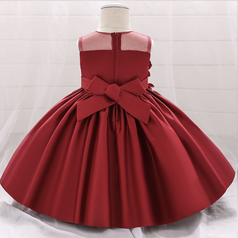 robe rouge anniversaire bebe