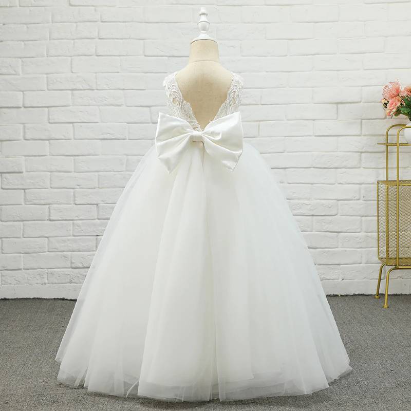 robe cérémonie fille blanche neige