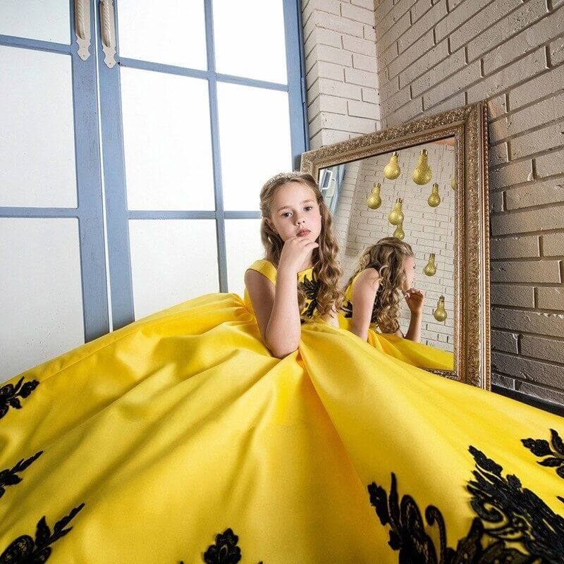 robe de bal petite fille