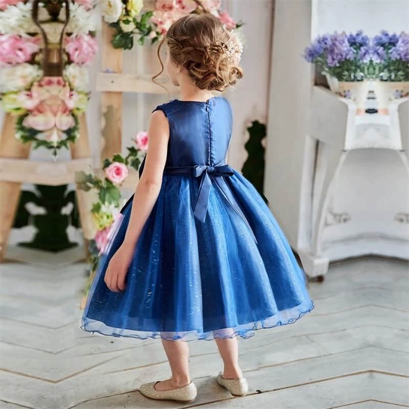 robe de cérémonie bleu nuit