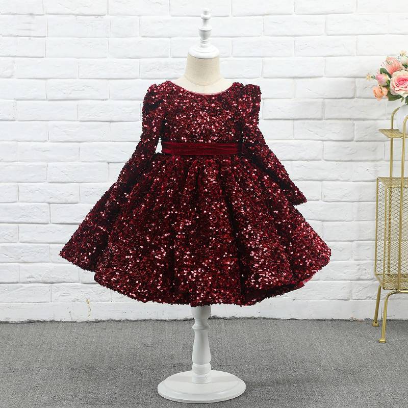 robe de cérémonie bordeaux