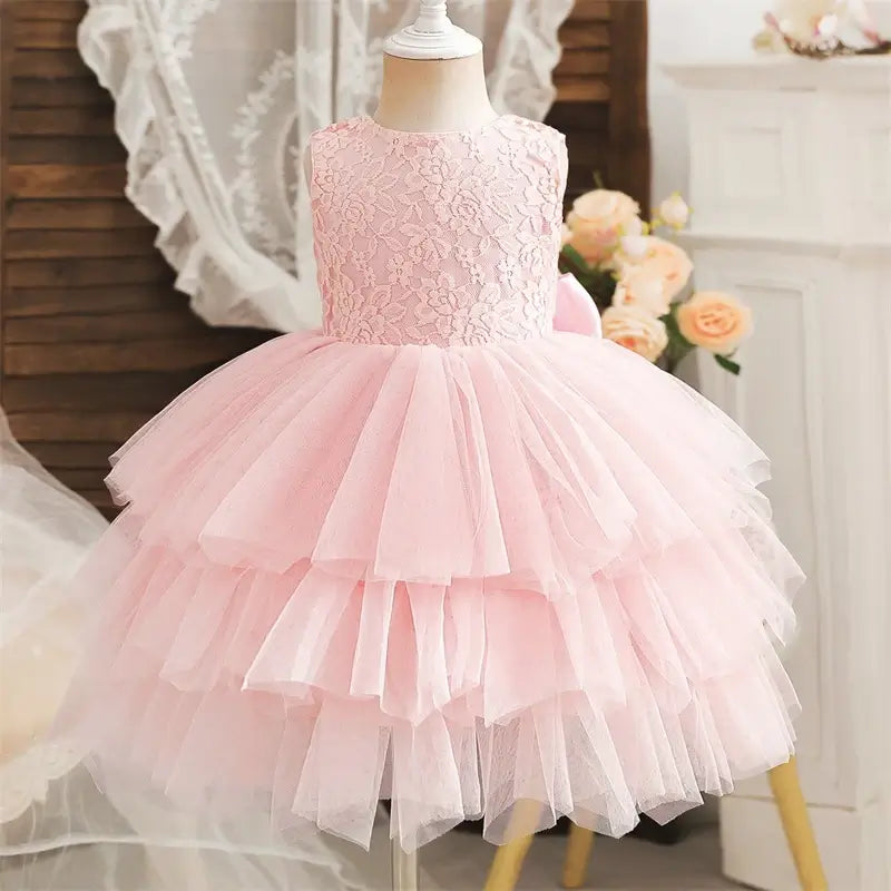 Robe mariage pour fille en dentelle