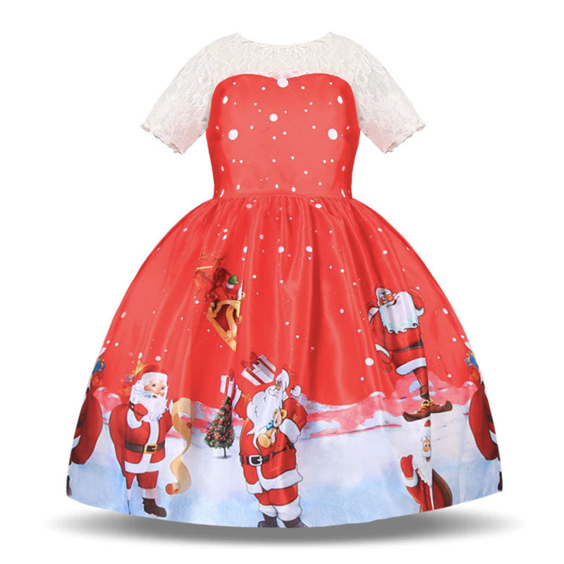 Robe enfant de Noël "Père Noël"