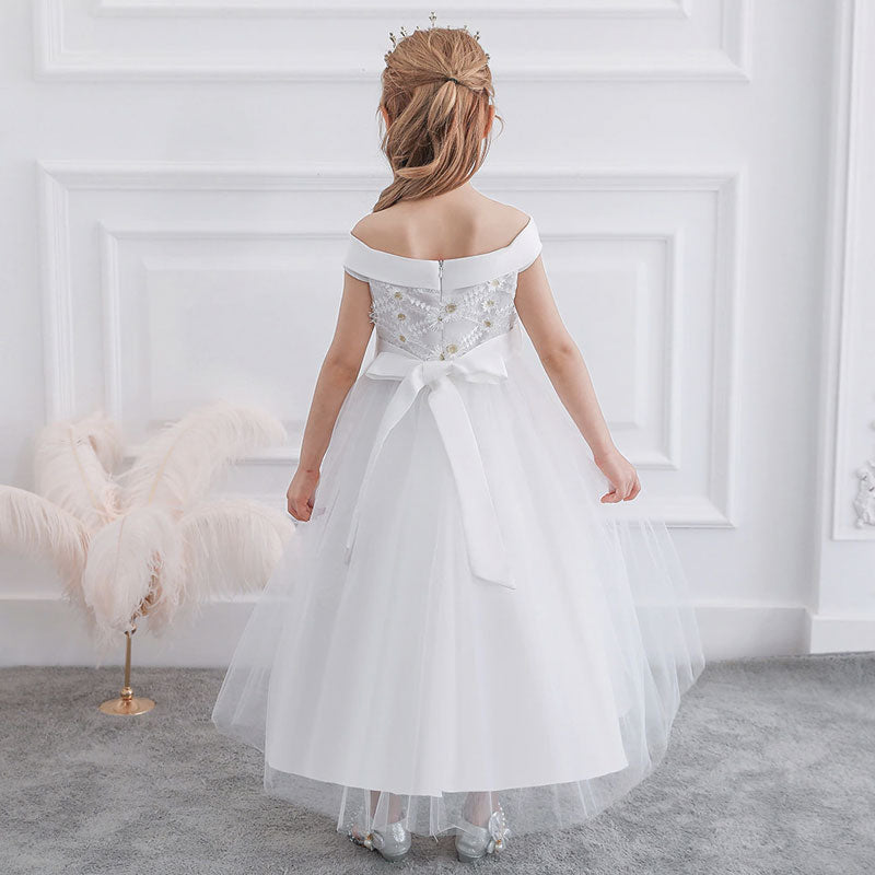 robe princesse petite fille blanche