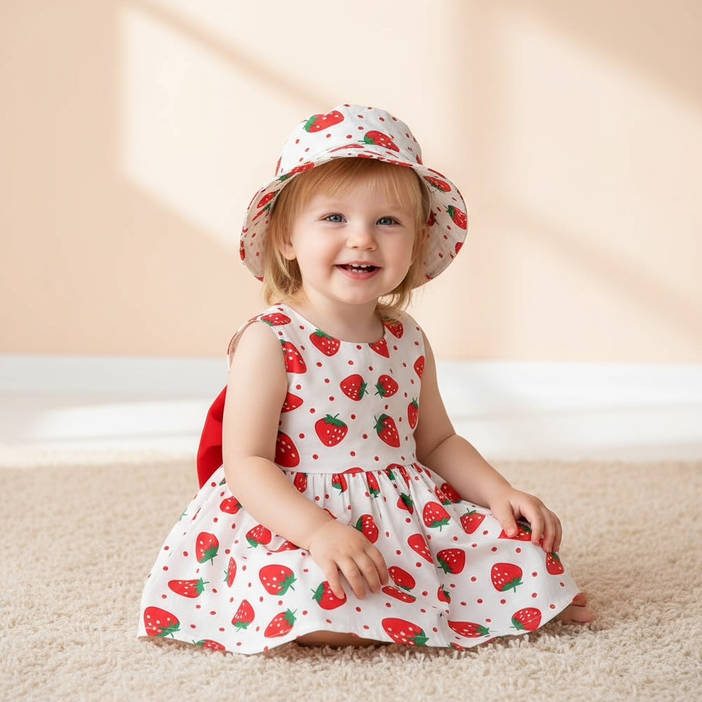 Vestido formal de estilo campestre para niños