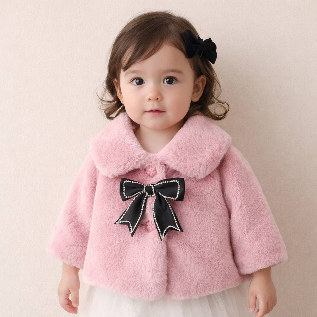 Manteau boléro noeud papillon