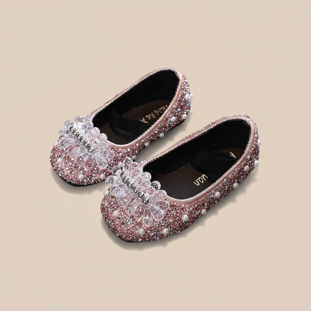 Ballerine fille strass et Noël