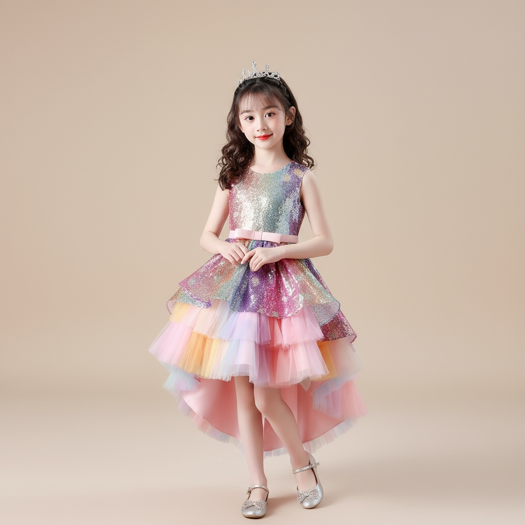 vestido estampado de unicornio