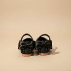 Ballerine enfant nœud papillon paillette noir