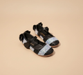 Ballerine enfant nœud papillon paillette noir