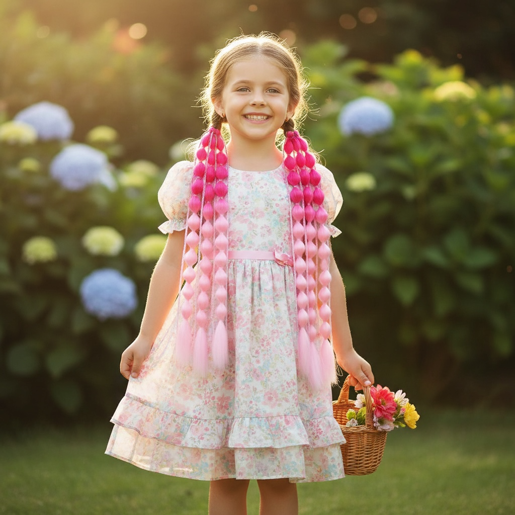 Lot de 2 - cheveux enfant