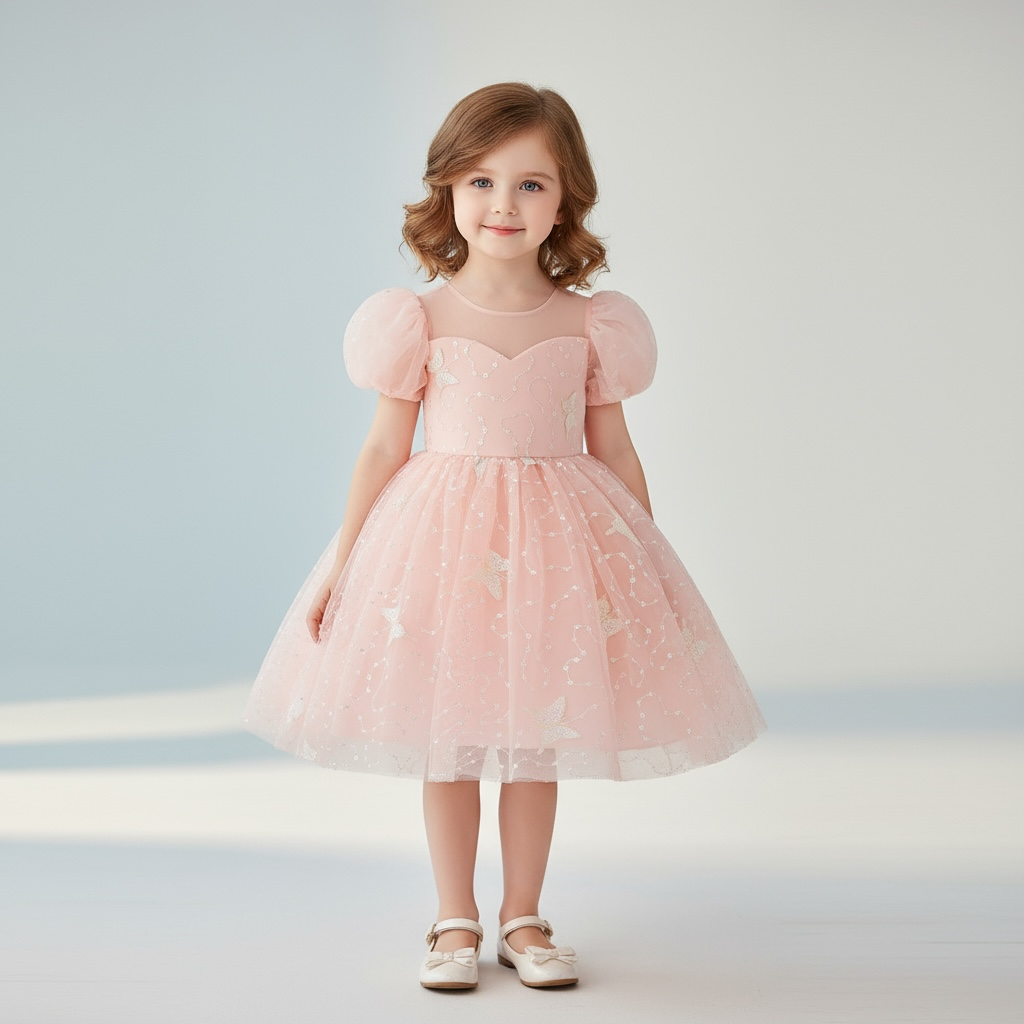 Vestido infantil de cuento de hadas Louna