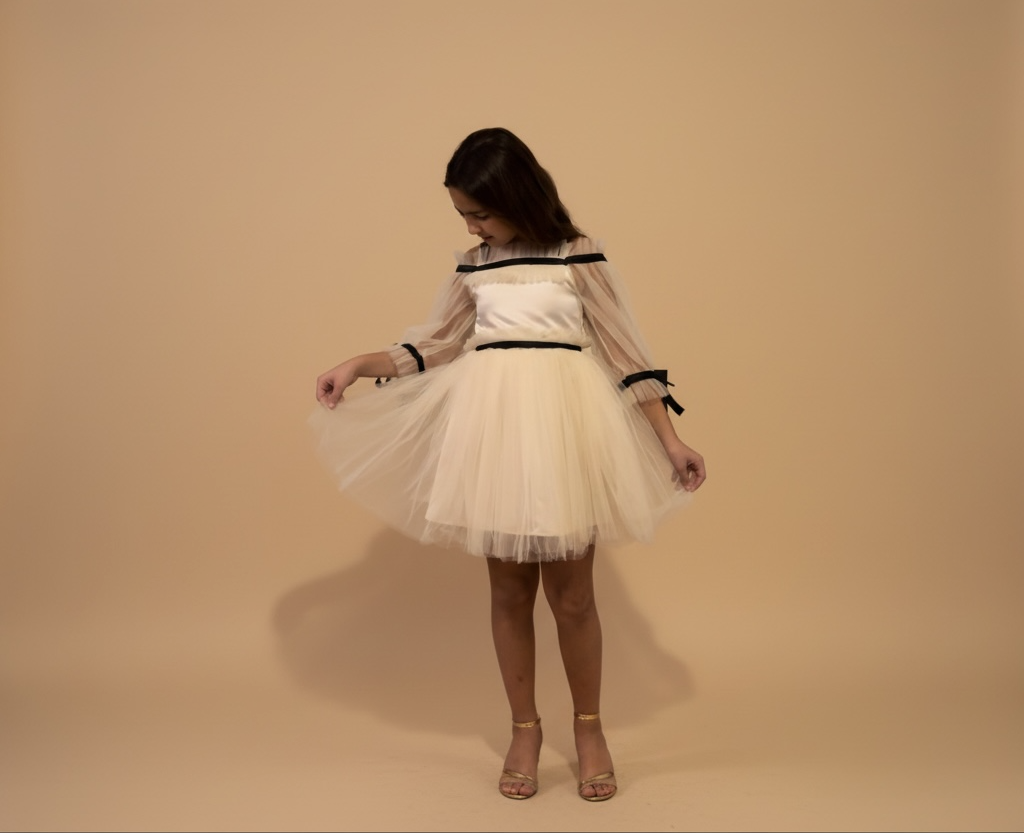 Robe de cérémonie fille Plumette