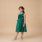 Robe princesse fille à fleurs - fleurette - 48h