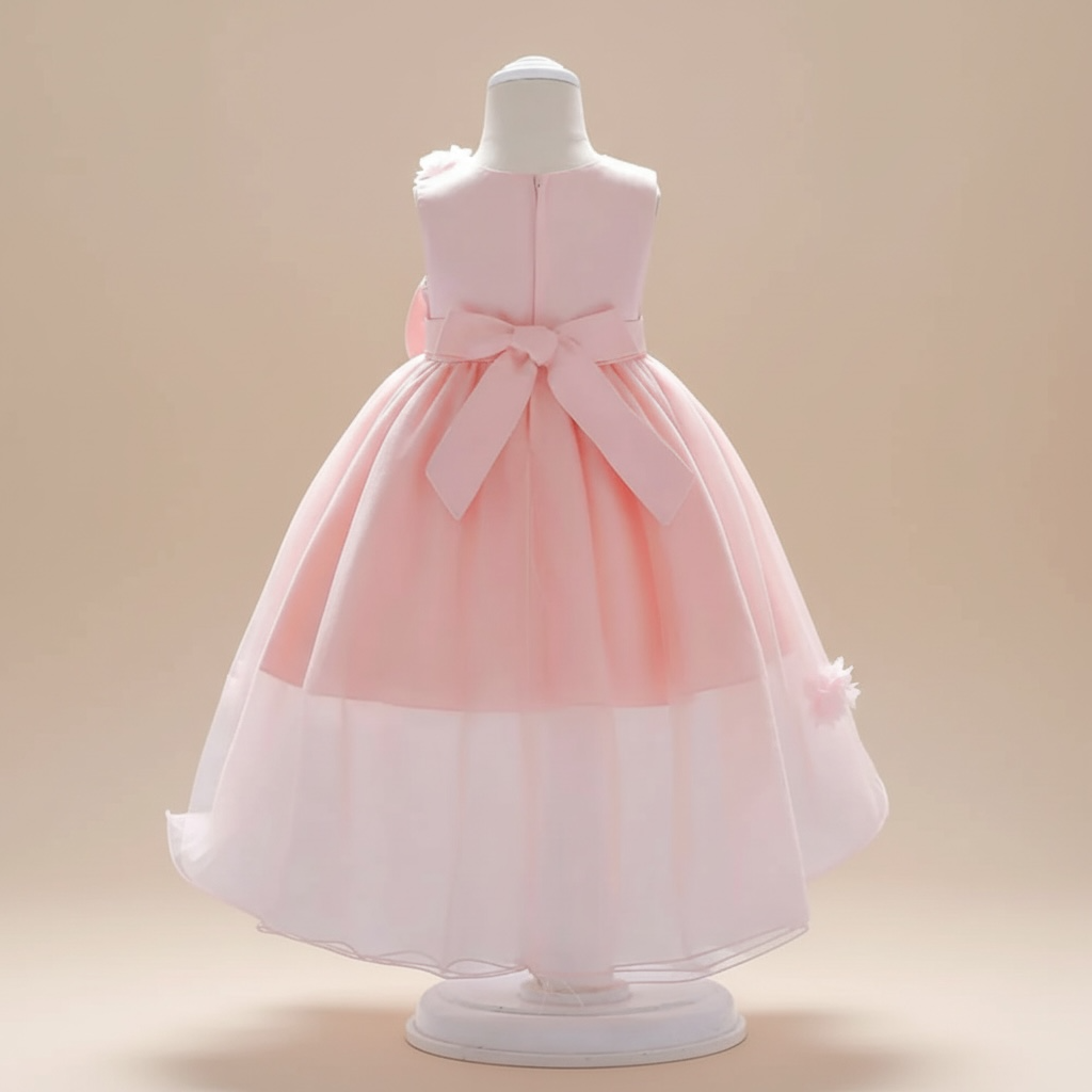 Robe rose bébé cérémonie