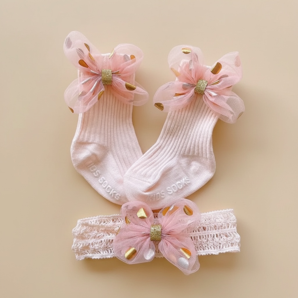 Lot de chaussette et accessoire cheveux